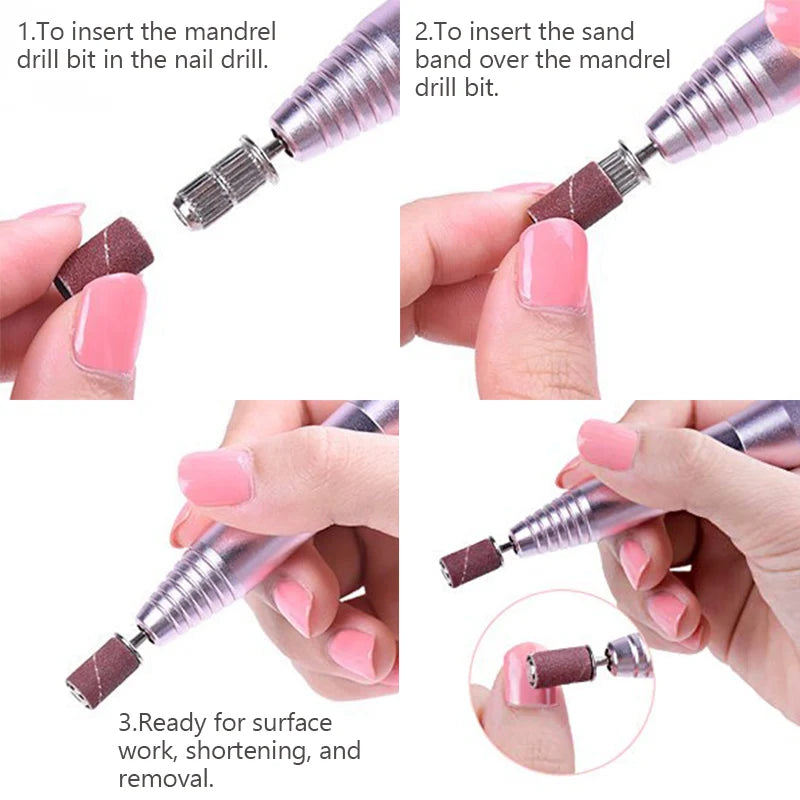 Bandelettes de Ponçage Ongles