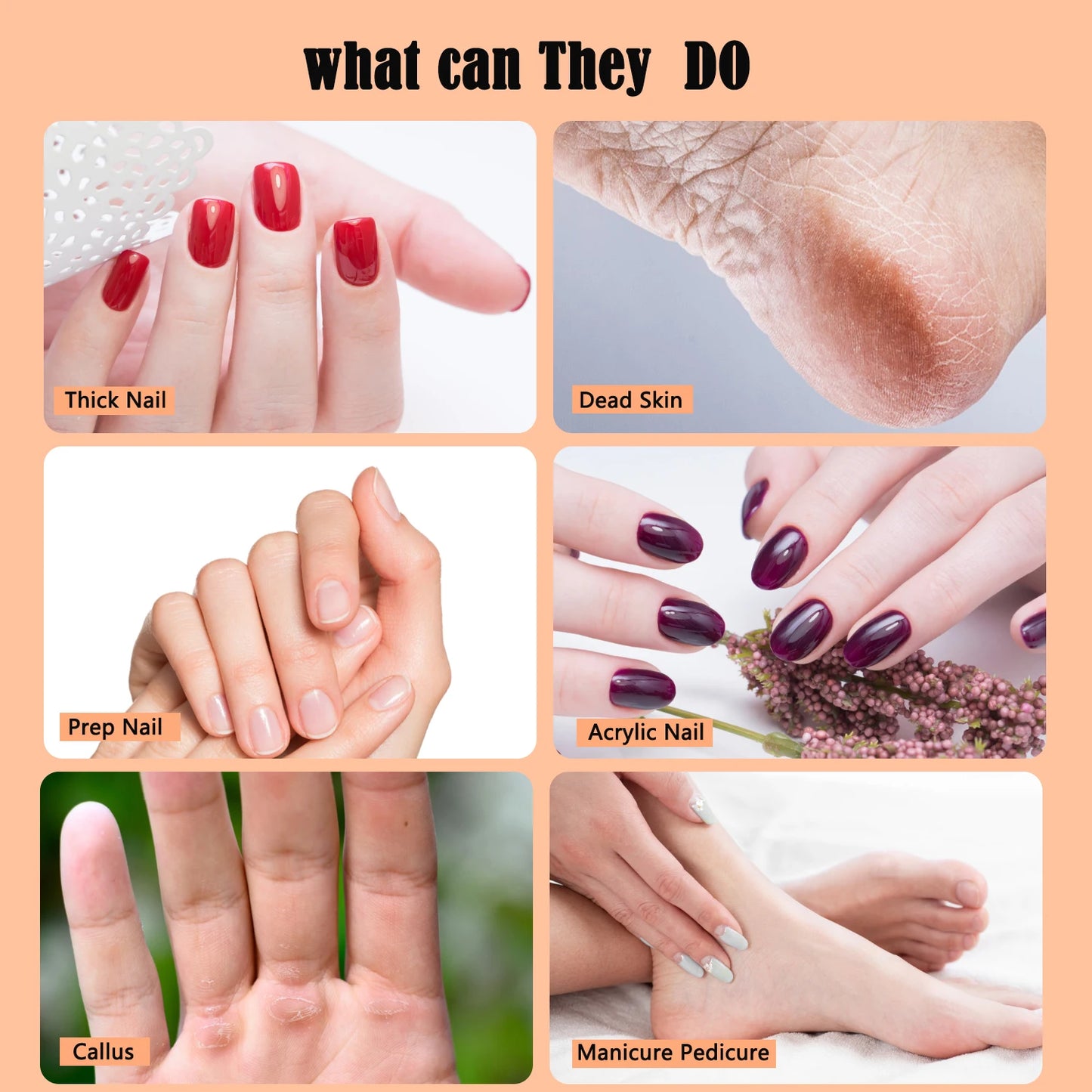 Bandelettes de Ponçage Ongles